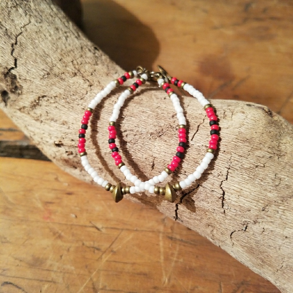 Artisan Handmade beaded earrings